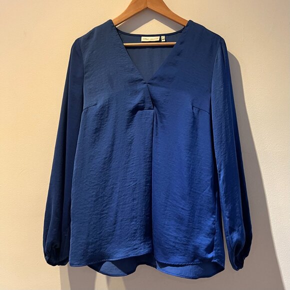 InWear – Rinda V-Neck Blouse – Blue - US8 /UK10 /EU36 - Picture 7 of 9